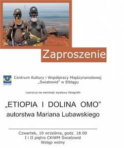Zaproszenie na wystawę fotograficzną - "Etiopia i Dolina Omo"